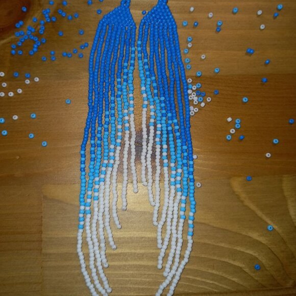 🪽💙 Angel Wing Earrings – Skyfall Edition 💙🪽 - Picture 2 of 2